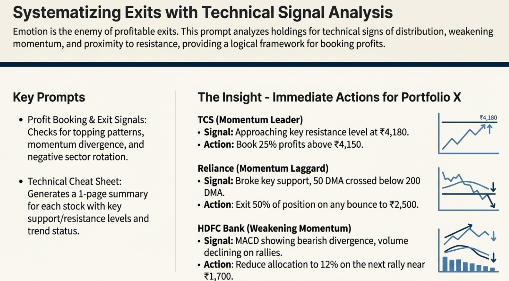 Systematizing Exits with Technical Signal Analysis