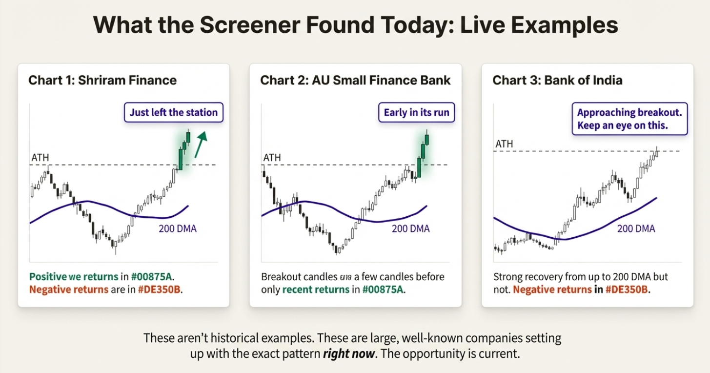 Live Market Examples