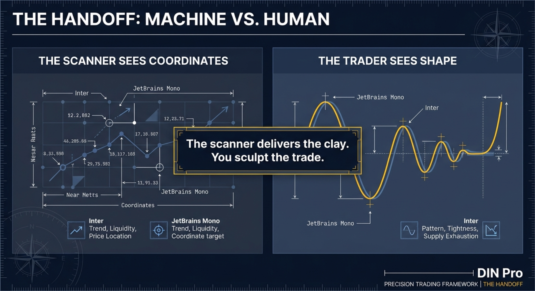 RSI equator: above 50 = momentum confirmation, below 50 = distribution warning
