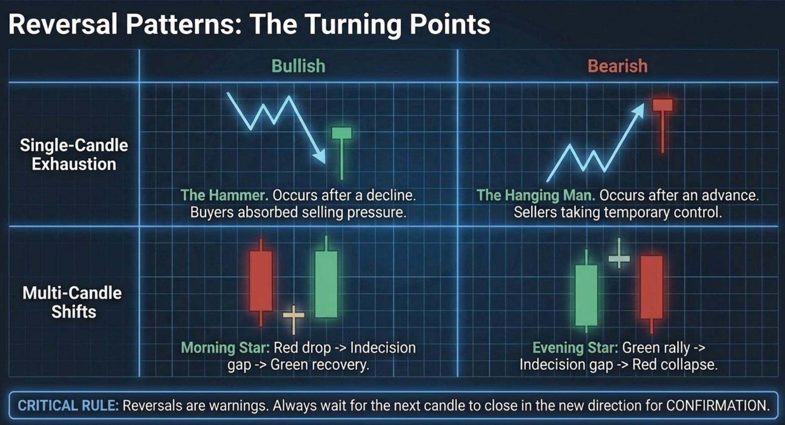 Reversal Patterns: The Turning Points